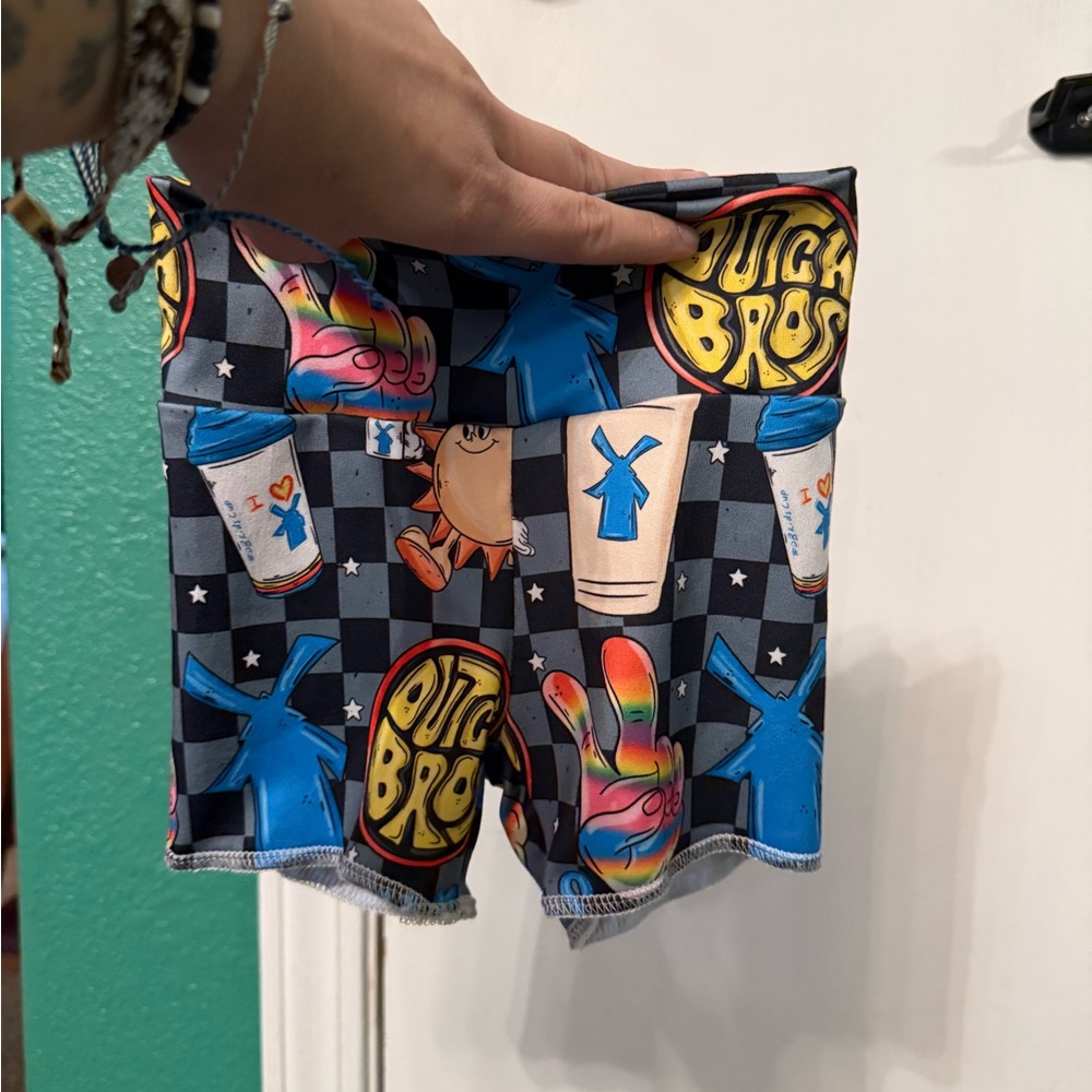 Colorful Graphic Shorts